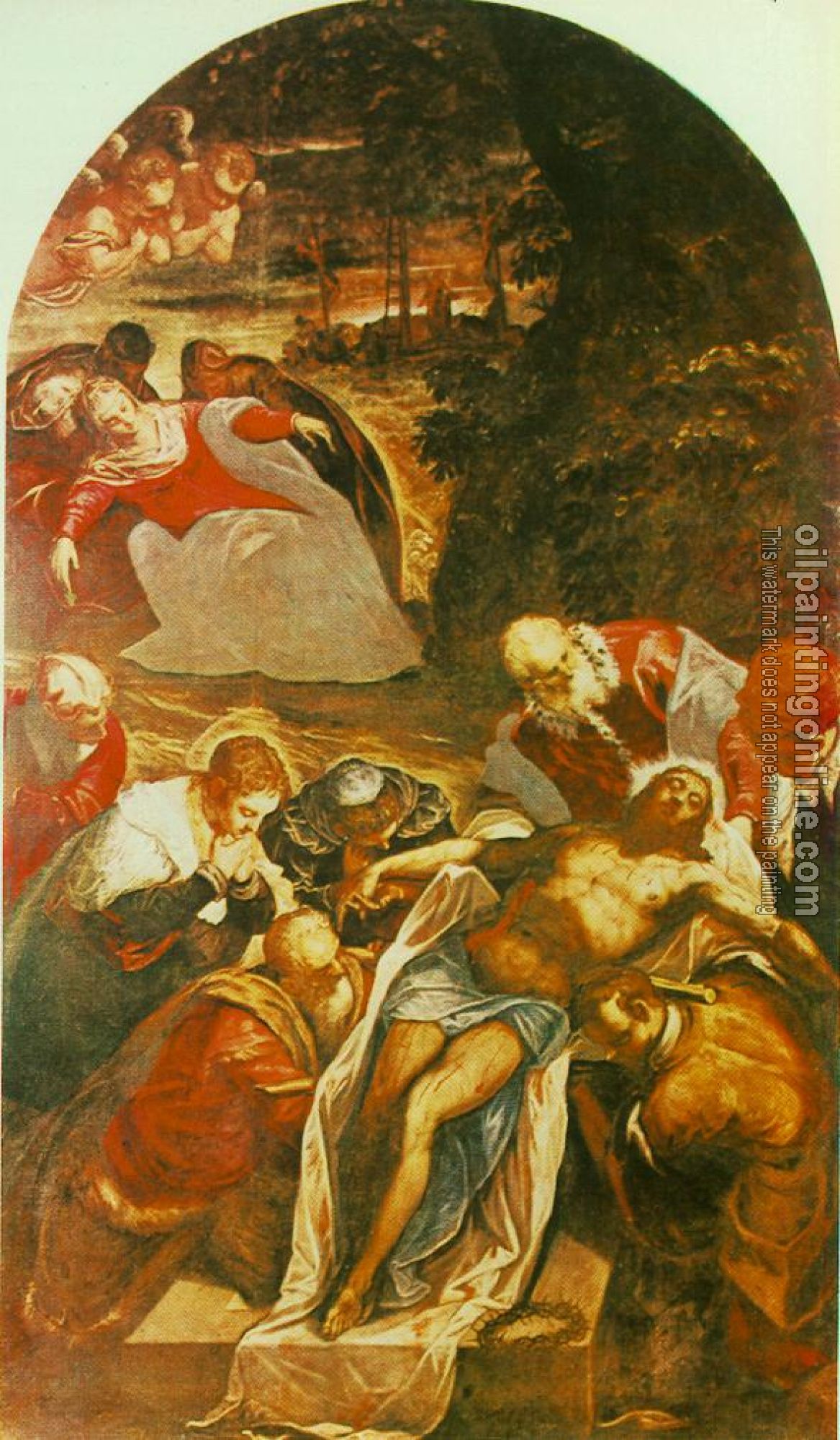 Jacopo Robusti Tintoretto - Entombment
